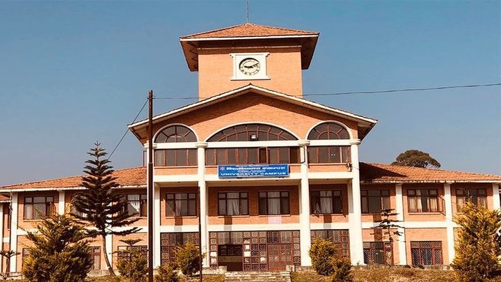 A view of Tribhuvan University building in Kirtipur, on Friday, March 08, 2019. Photo: Mausam Shah Nepali/THT